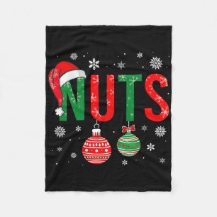 Brust Nüsse Weihnachts Funny Matching Couple Pajam Fleecedecke