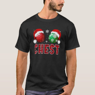 Brust Nüsse Weihnachtsfest Shirt Funny Matching Co