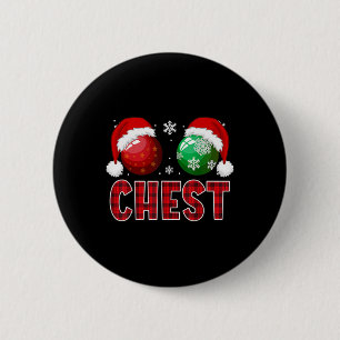 Brust Nüsse Weihnachtsspass Matching Couple Chestn Button