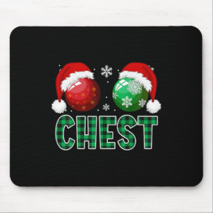 Brust Nüsse Weihnachtsspass Matching Couple Chestn Mousepad