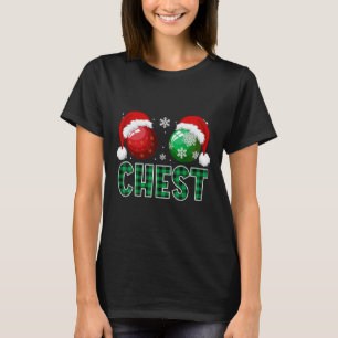 Brust Nüsse Weihnachtsspass Matching Couple Chestn T-Shirt