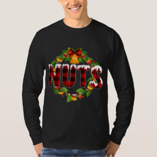 Brust Nuts Funny Matching Kastanien Weihnachten T-Shirt