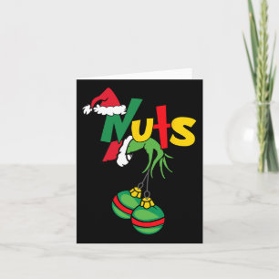 Brust Nuts Matching Kastanien Spaß Weihnachten Paa Karte