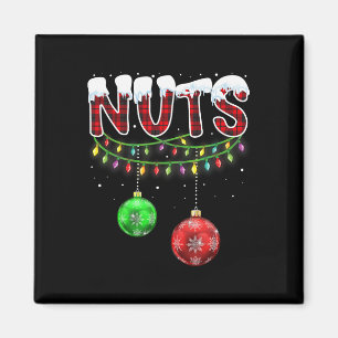 Brust Nuts Matching Kastanien Spaß Weihnachten Paa Magnet