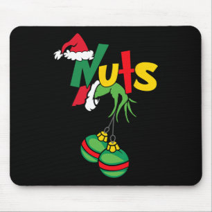 Brust Nuts Matching Kastanien Spaß Weihnachten Paa Mousepad