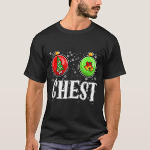 Brust Nuts Matching Kastanien Weihnachtskuppel Nu T-Shirt
