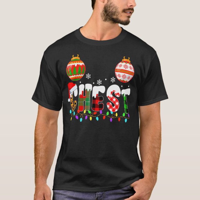 Brust Nuts Paare Weihnachtskastanien Erwachsene Ma T-Shirt (Vorderseite)