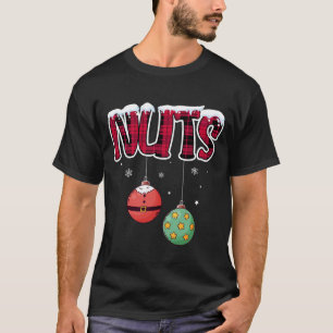 Brust und Nüsse Funny Christmas Matratzen Paare T-Shirt