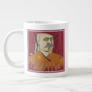 Brustbild von Buffalo Bill Jumbo-Tasse