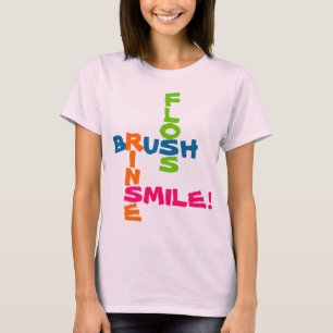Brustfleck, Lächeln T-Shirt