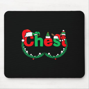 Brustkerne Matching Paare Kastanien Funny Christ Mousepad
