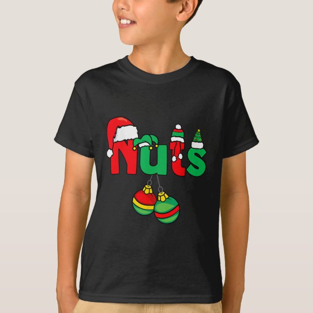 Brustkerne Matching Paare Kastanien Funny Christ T-Shirt (Vorderseite)
