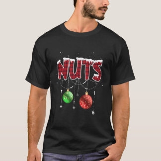 Brustkerne Rote Karierte Kastanien T-Shirt