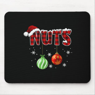 Brustkerne Weihnachten Mattieren Couple Kastanien  Mousepad