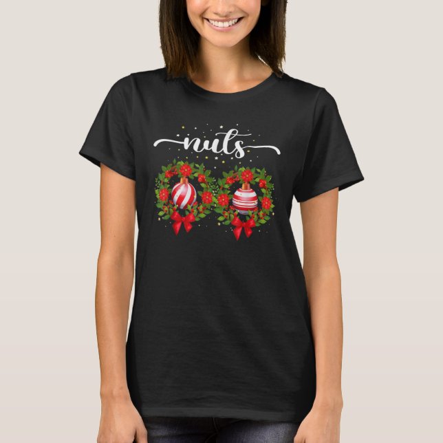 Brustkerne Weihnachten T Shirt Funny Matching Coup (Vorderseite)
