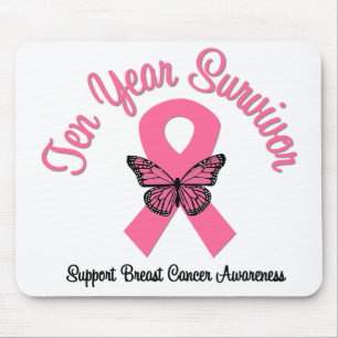 Brustkrebs 10 Jahre Überleben Mousepad