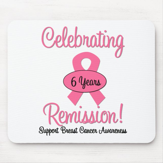 Brustkrebs 6 Jahre Mousepad (Vorne)