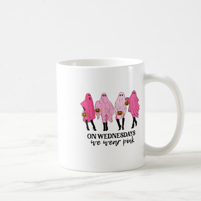 Brustkrebs am Mittwoch tragen wir rosa Kaffeetasse (Rechts)