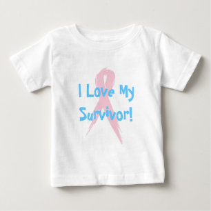 Brustkrebs-Anhänger-Säuglings-T-Shirt Baby T-shirt