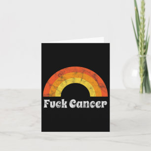 Brustkrebs-Aufklärungsgeschenk für Fck Cancer Dist Karte