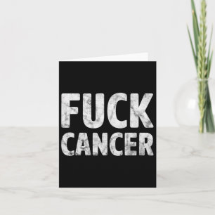 Brustkrebs-Aufklärungsgeschenk für Fck Cancer Dist Karte