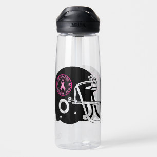 Brustkrebs Awearness Football Trinkflasche