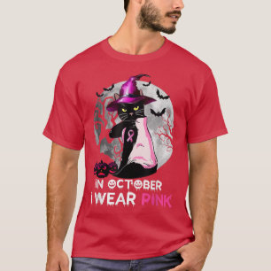 Brustkrebs bei der Schwarzkatzenpopulation im Okto T-Shirt