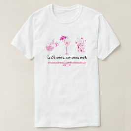 Brustkrebs bekämpft rosa Schleife Inspiration T-Shirt