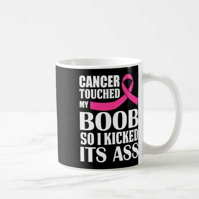 Brustkrebs berührte meine Brust, also kickte ich s Kaffeetasse (Rechts)
