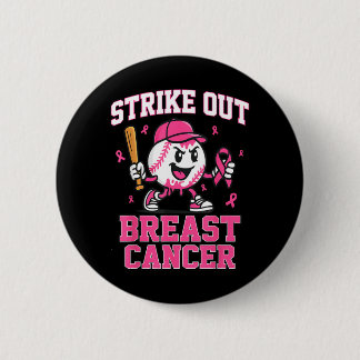 Brustkrebs-Besieg-Baseball-Eiscreme-Tropf Button