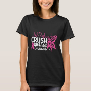 Brustkrebs-Bewusstsein Bling Pink Ribbon 2 T-Shirt