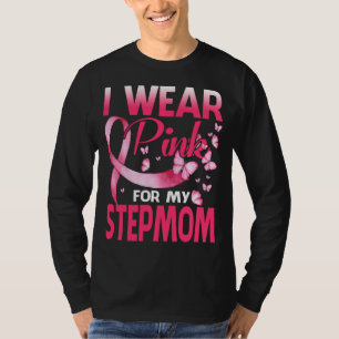 Brustkrebs-Bewusstsein, das ich für mein STEPMOM t T-Shirt