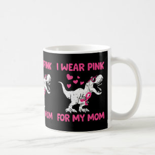 Brustkrebs Bewusstsein Dinosaurier Kinder ich trag Kaffeetasse