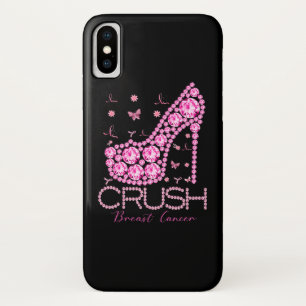 Brustkrebs-Bewusstsein für den Crush Bling Pink Ri Case-Mate iPhone Hülle