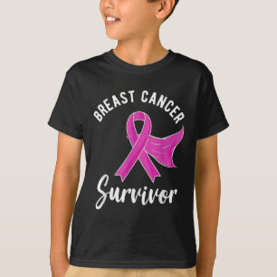 Brustkrebs Bewusstsein gibt Frauen überleben Rosa T-Shirt