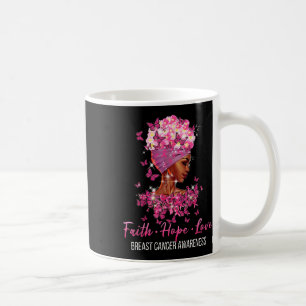 Brustkrebs Bewusstsein Glaube Hoffnung Liebe Butte Kaffeetasse