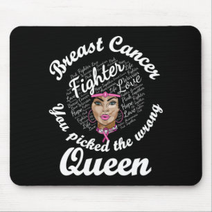 Brustkrebs-Bewusstsein hat die falsche Königin aus Mousepad