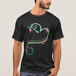 Brustkrebs-Bewusstsein Herzgeschenke T-Shirt