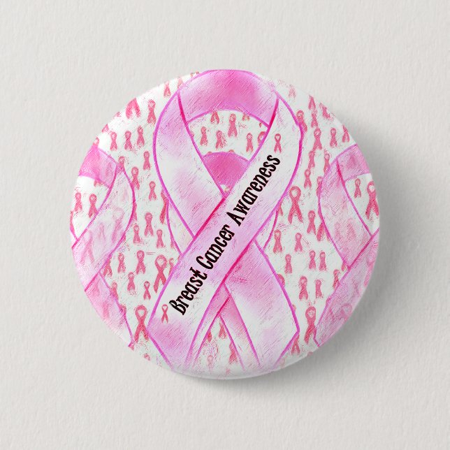 Brustkrebs-Bewusstsein-HOPE_ Button (Vorderseite)