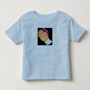 Brustkrebs-Bewusstsein I Salute Kleinkind T-shirt