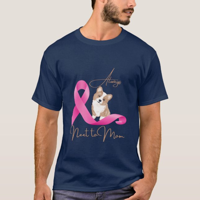 Brustkrebs-Bewusstsein immer netto zu Mutter Famil T-Shirt (Vorderseite)