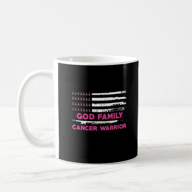 Brustkrebs-Bewusstsein in der Familie Kaffeetasse (Links)