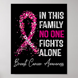 Brustkrebs-Bewusstsein in dieser Familie niemand F Poster