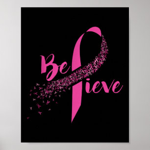 Brustkrebs-Bewusstsein - Inspiration Poster