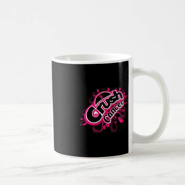 Brustkrebs-Bewusstsein Kaffeetasse (Rechts)