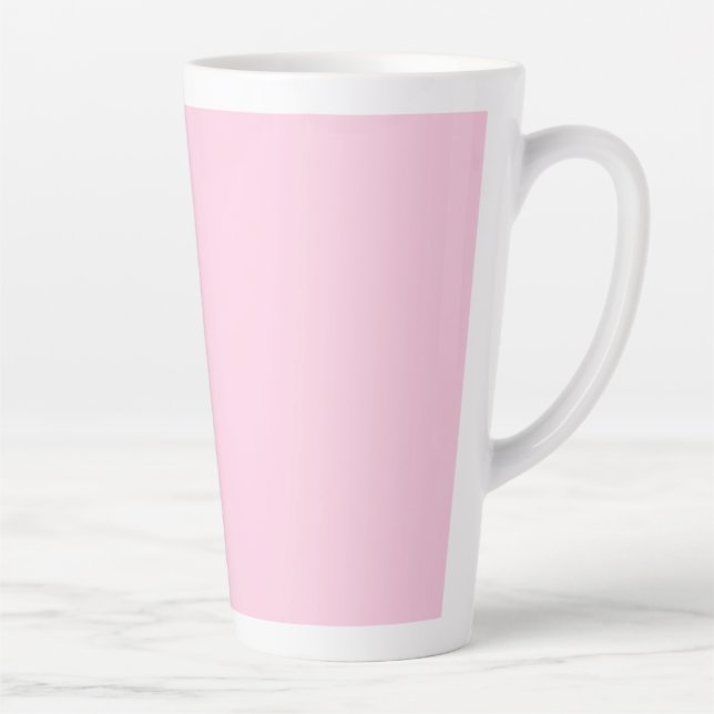 Brustkrebs-Bewusstsein leicht rosa niedlich Milchtasse (Rechts)