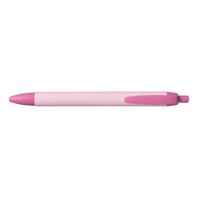 Brustkrebs-Bewusstsein leicht rosa schlicht niedli Kugelschreiber (Rückseite)