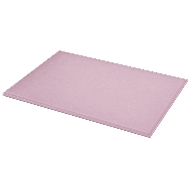 Brustkrebs-Bewusstsein leicht rosa schlicht niedli Schneidebrett (Ecke)