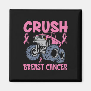 Brustkrebs-Bewusstsein LKW Pink Frauen Männer Jung Magnet