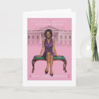 BRUSTKREBS-BEWUSSTSEIN MICHELLE OBAMA KARTE